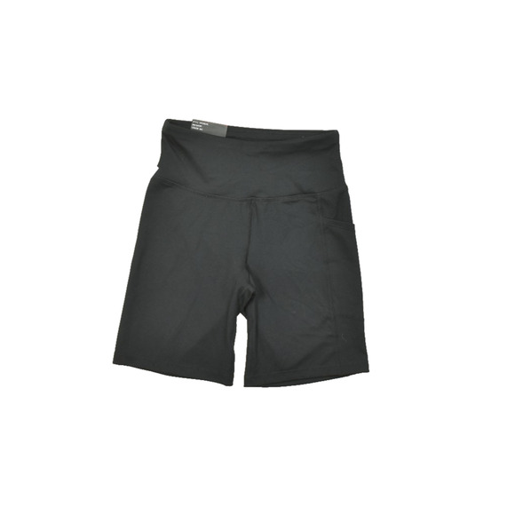 DKNY Women's Black Biker Shorts Athletic Pull On Solid Polyester NEW - Picture 1 of 8